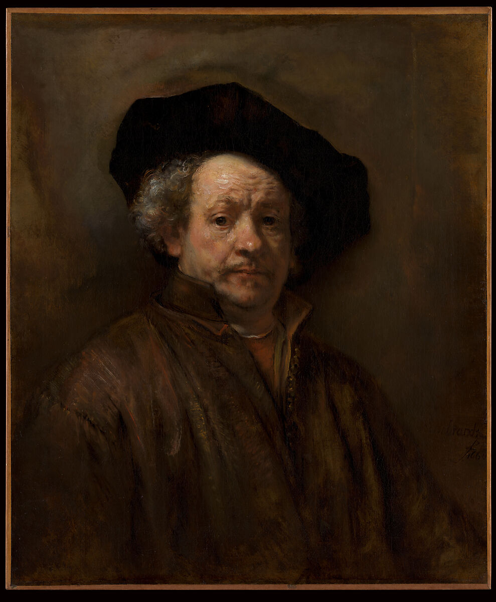 Self-Portrait, Rembrandt (Rembrandt van Rijn) Dutch, Oil on canvas