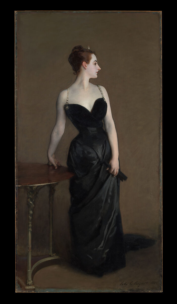 Madame X (Virginie Amélie Avegno Gautreau), John Singer Sargent American, Oil on canvas, American