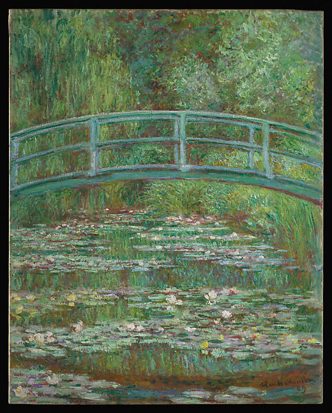 Bridge over a Pond of Water Lilies, Claude Monet French, Oil on canvas