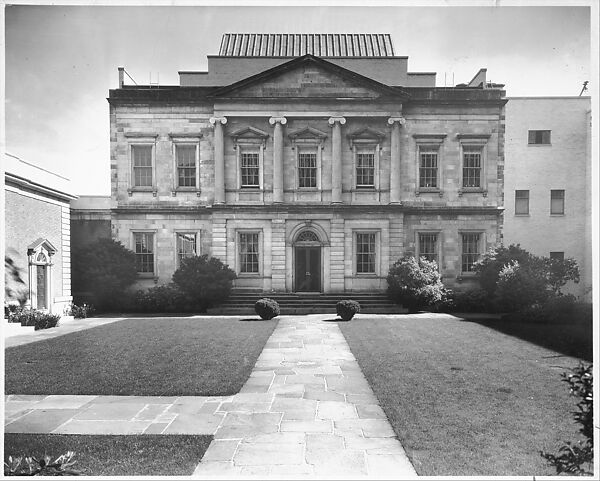 Facade of the Second Branch Bank of the United States, Martin Euclid Thompson American, Marble, American